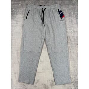 Reebok Pants Mens XL Grey Heather Doubletime Joggers Tapered Slim Sweatpants NWT